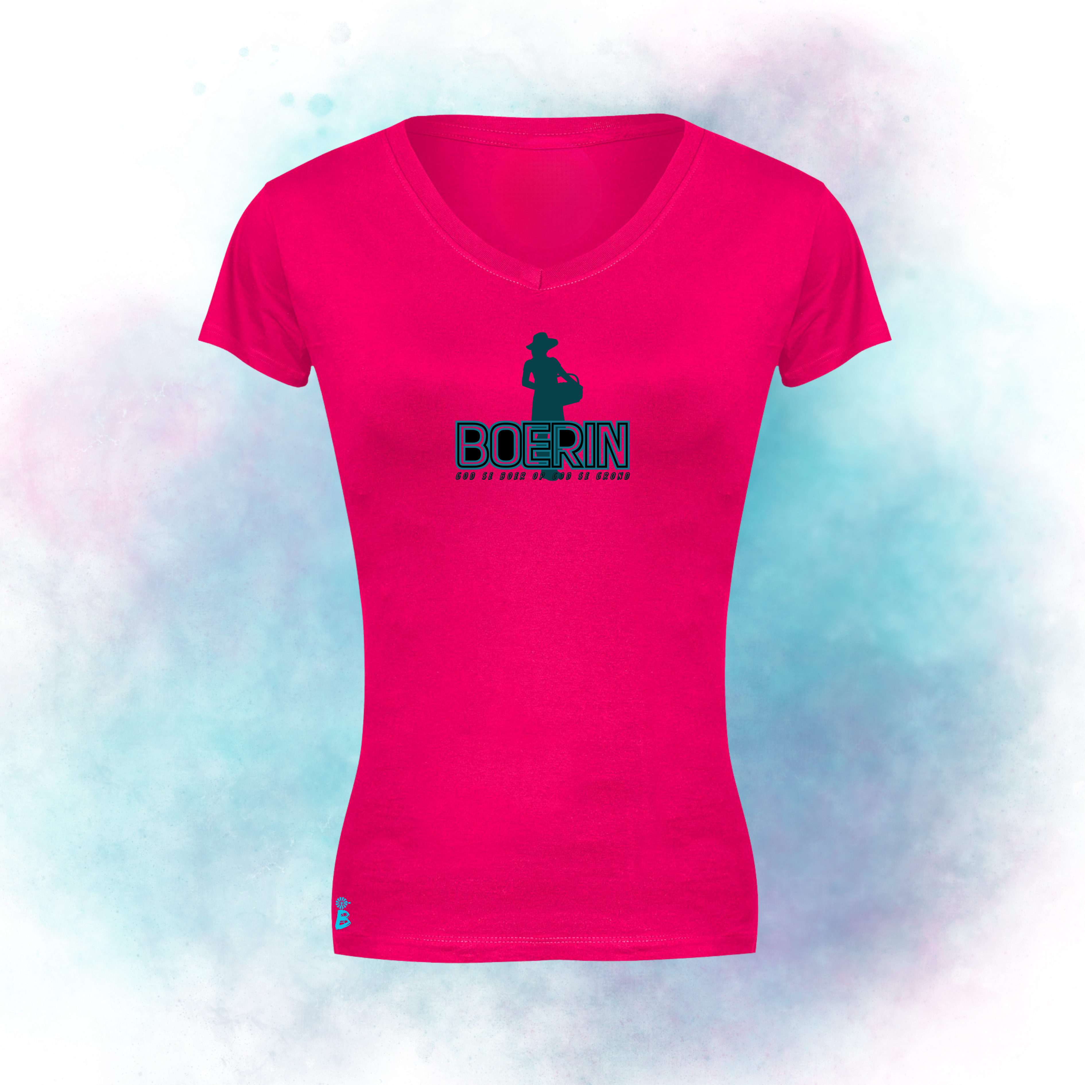 Boertjie V Nek T-Shirts For Ladies