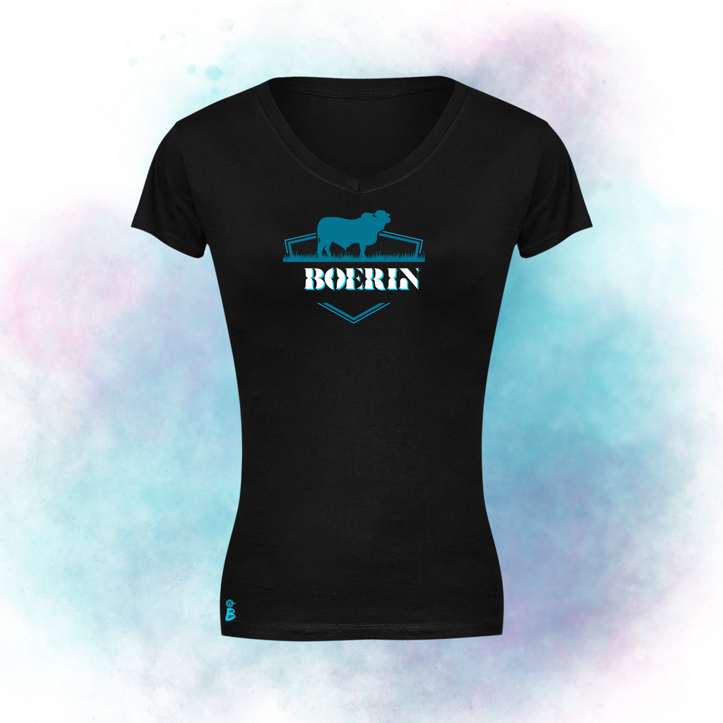 Boertjie V Nek T-Shirts For Ladies
