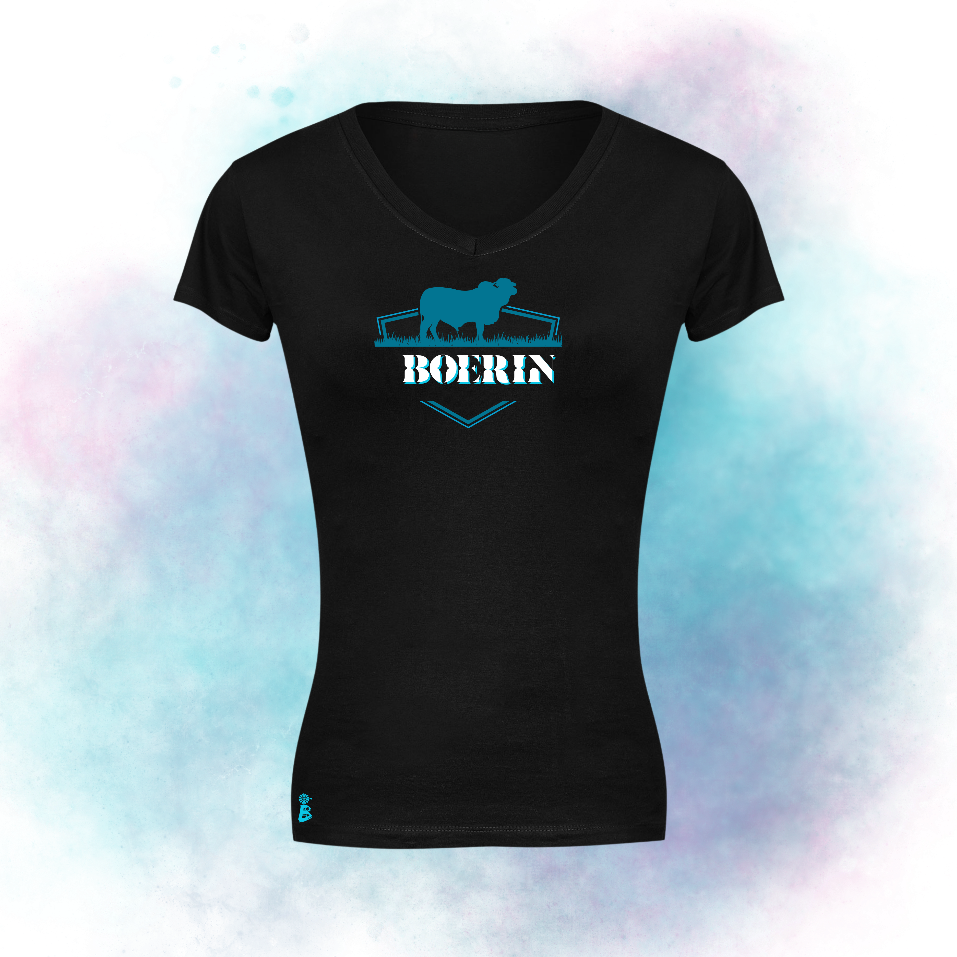 Boertjie V Nek T-Shirts For Ladies