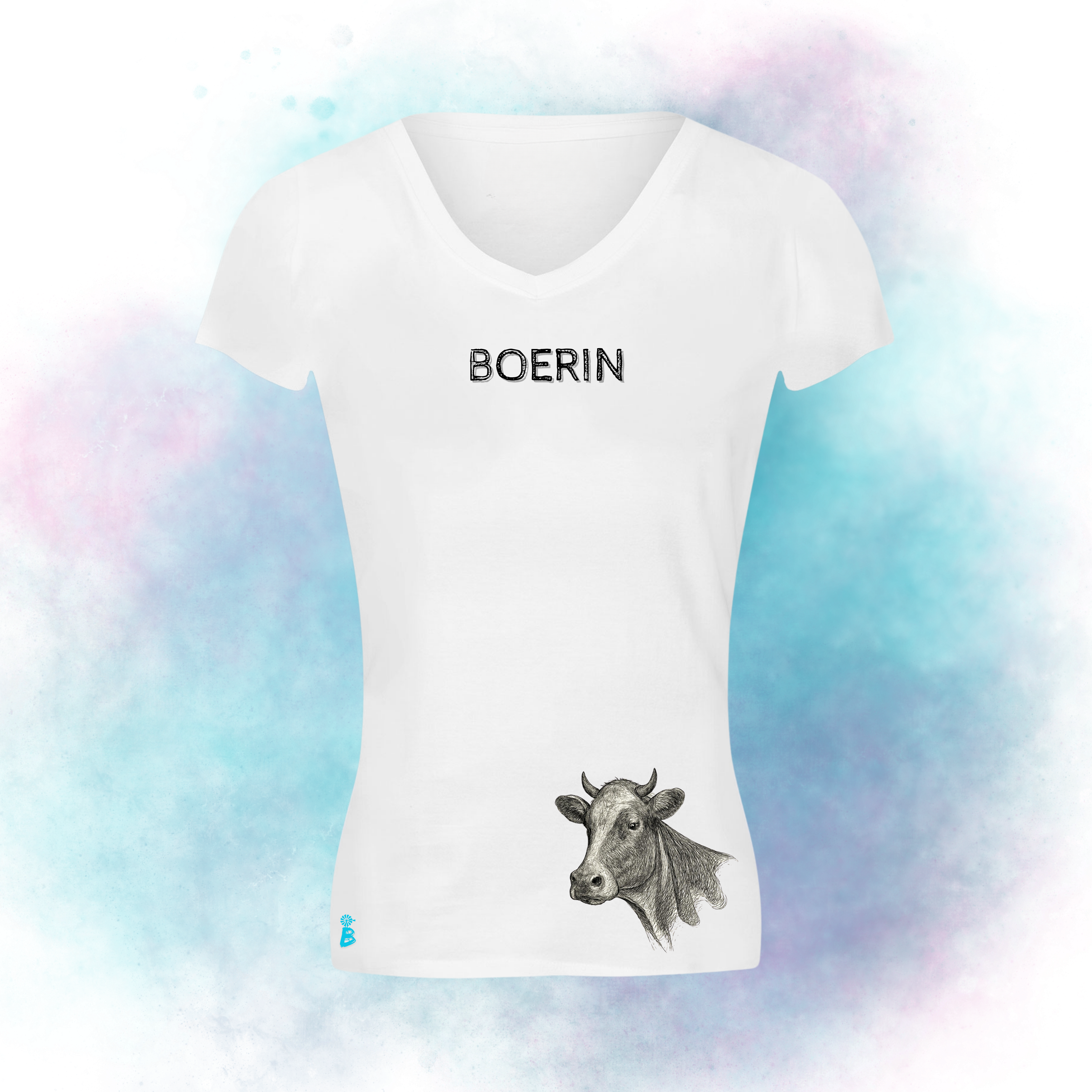 Boertjie V Nek T-Shirts For Ladies
