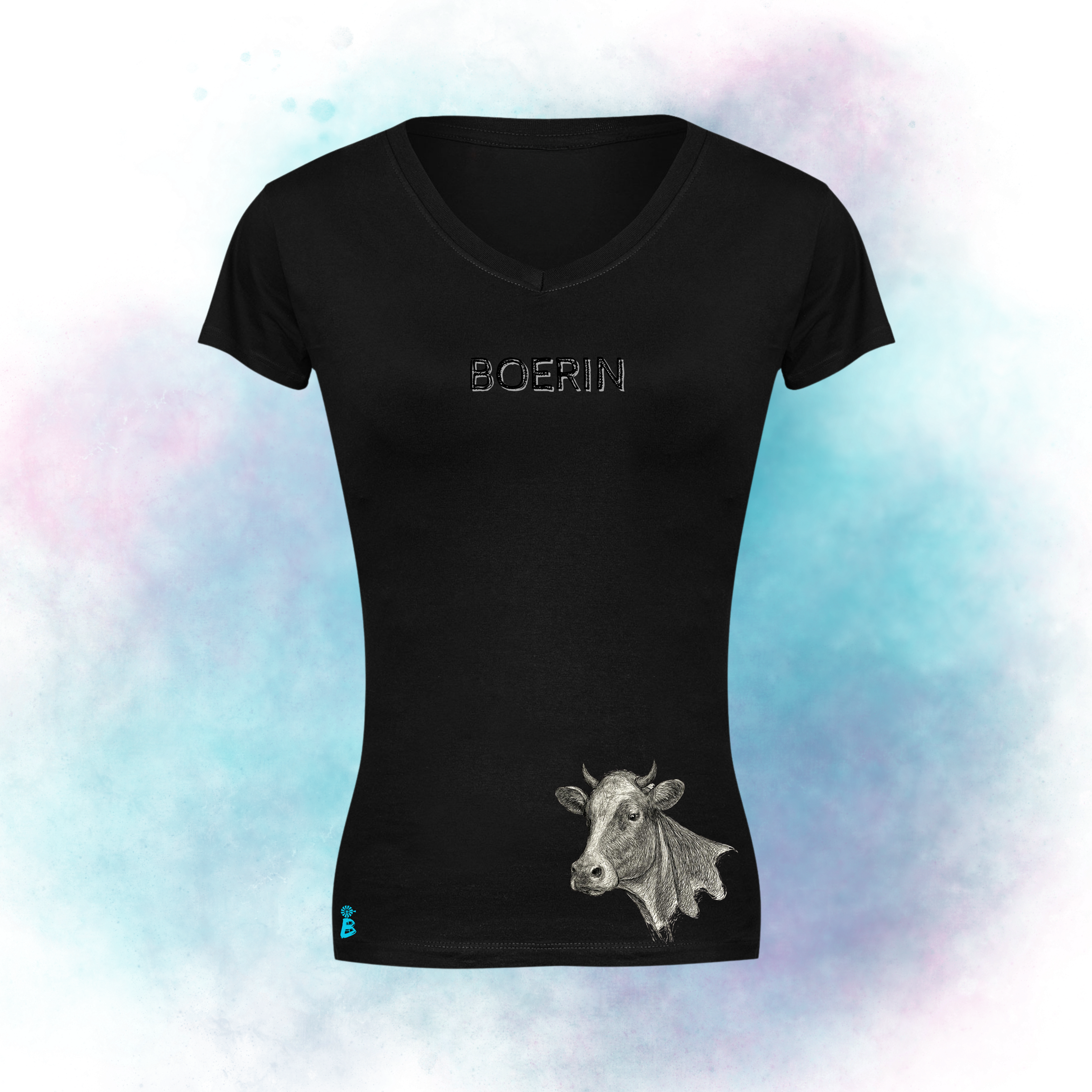 Boertjie V Nek T-Shirts For Ladies