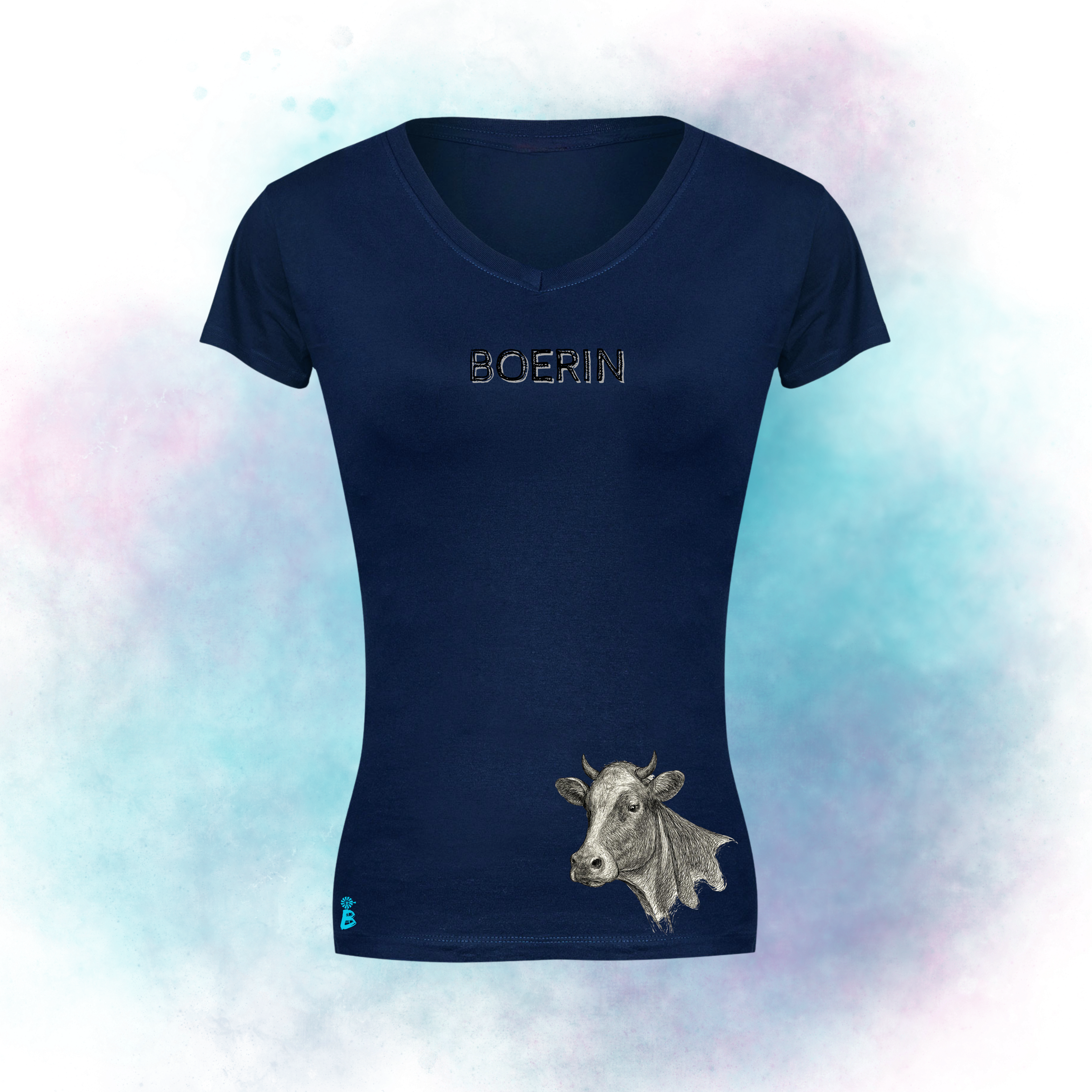 Boertjie V Nek T-Shirts For Ladies