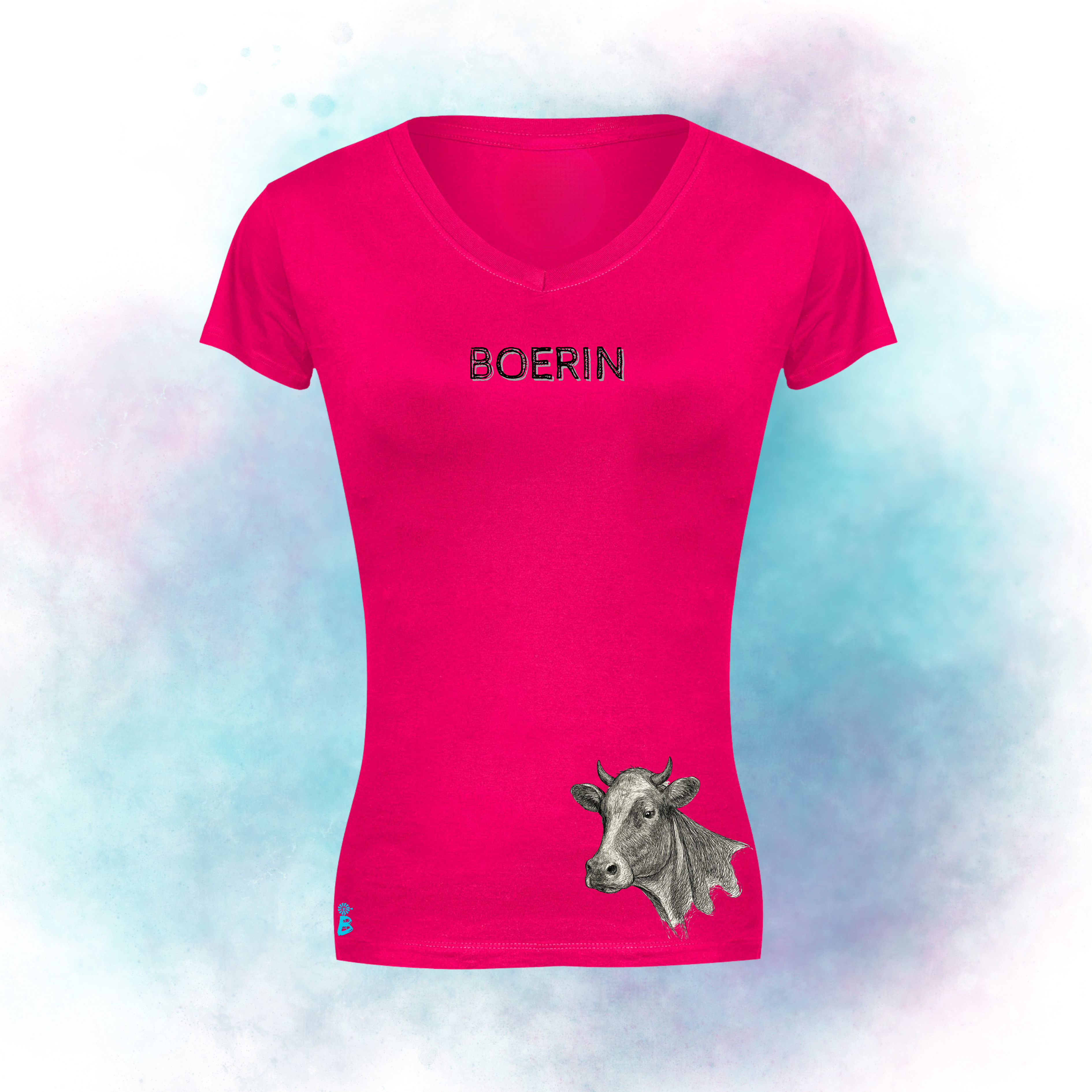Boertjie V Nek T-Shirts For Ladies