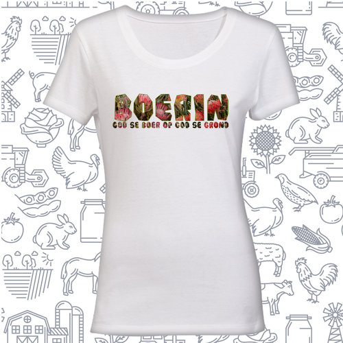 160gsm Ladies Boerin Protea name T-Shirt